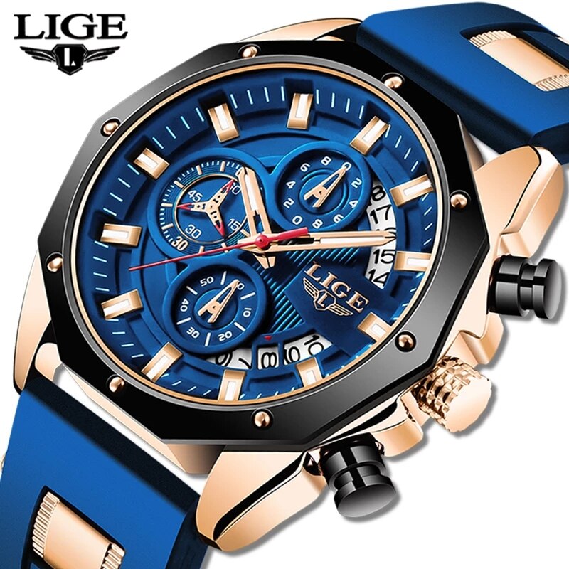 Luxury Watch Investment - LIGE Moda Uomo Orologi Top Brand