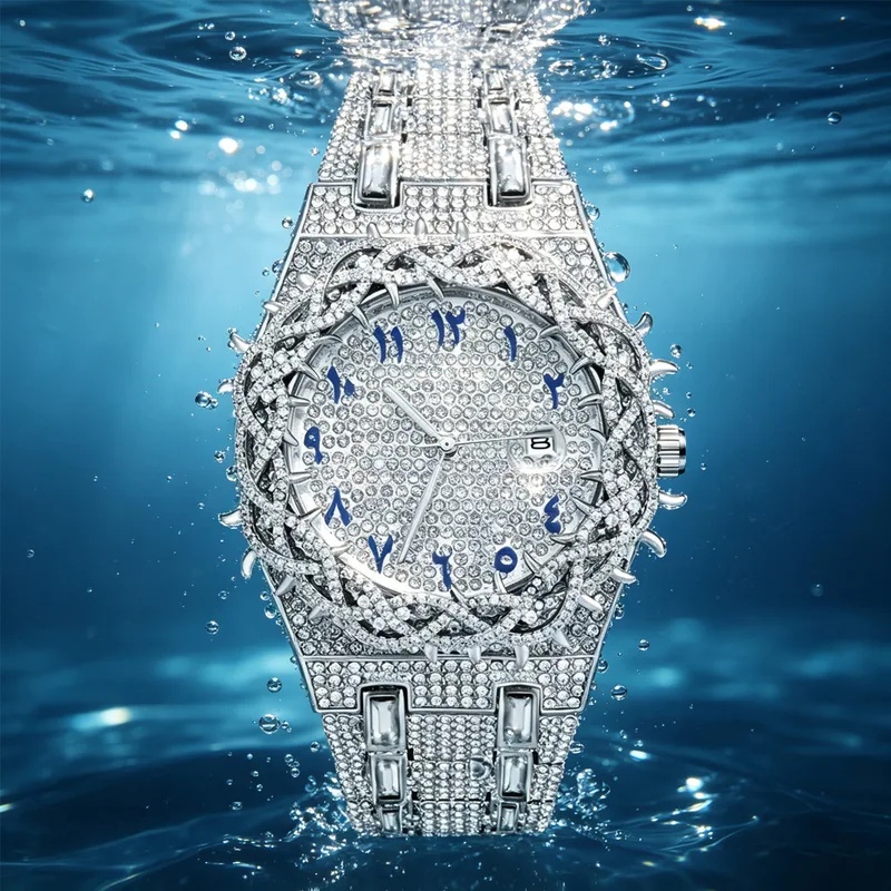 Luxury Watch Iceberg - Orologio da polso da uomo con