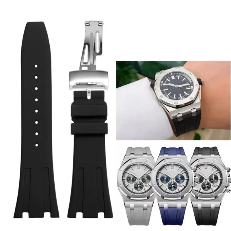 Audemars Piguet Watch Royal Oak - Cinturino per orologio in gomma siliconica