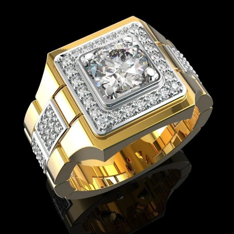 Luxury Watch Iceberg - Anelli di cristallo con pietra portafortuna