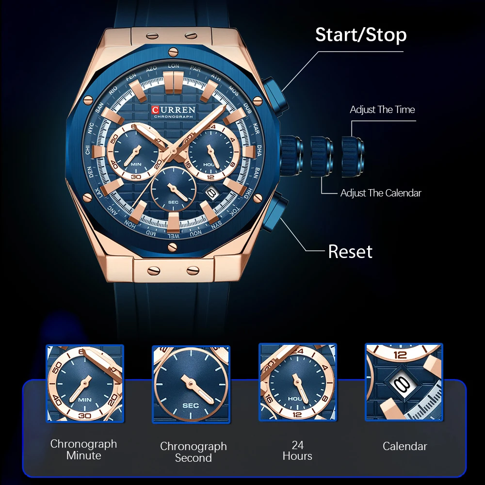 CURREN Luxury Brand cronografo - Luxury Watch Investment recensione e prezzo